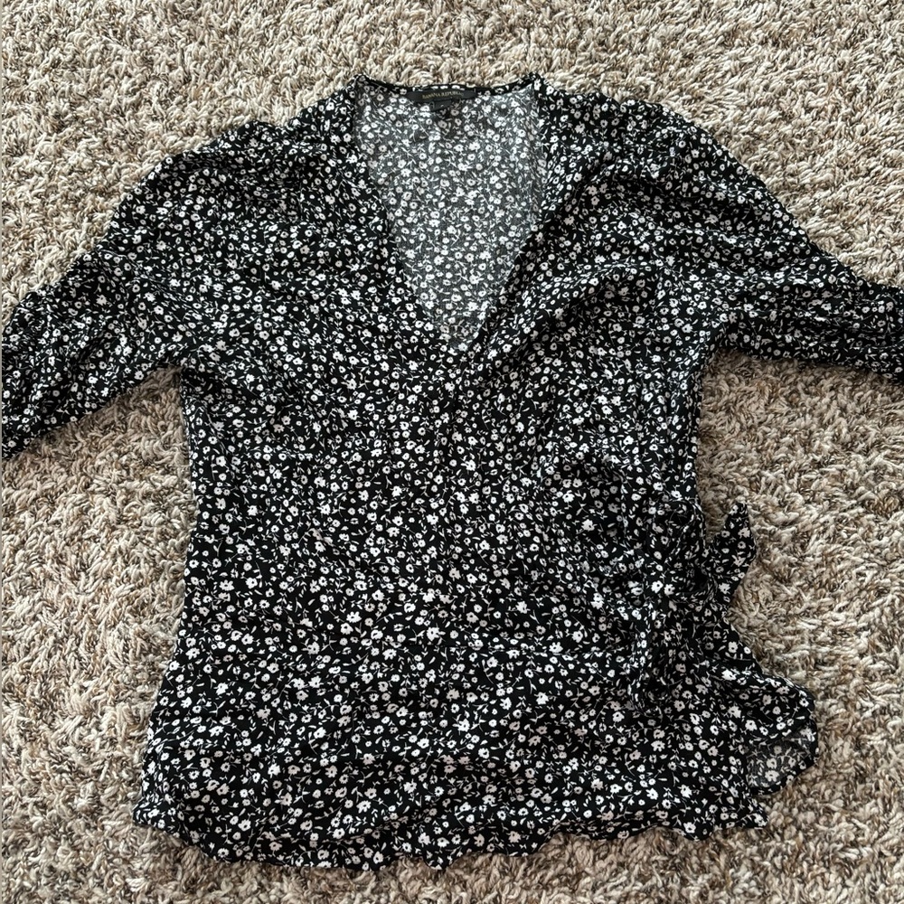 Wrap top from Banana Republic